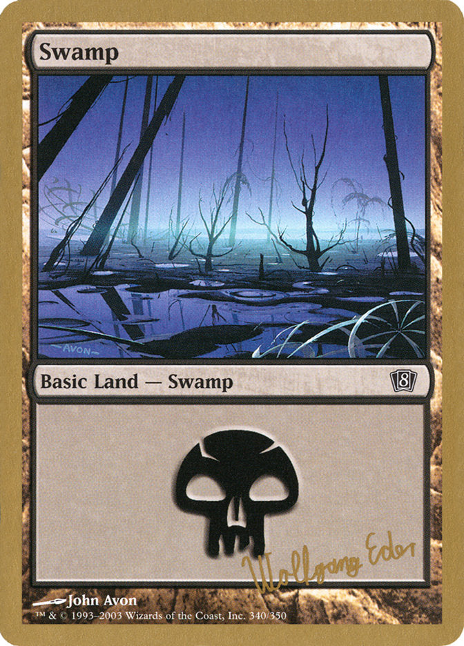 Swamp (we340) (Wolfgang Eder) [World Championship Decks 2003] | PLUS EV GAMES 