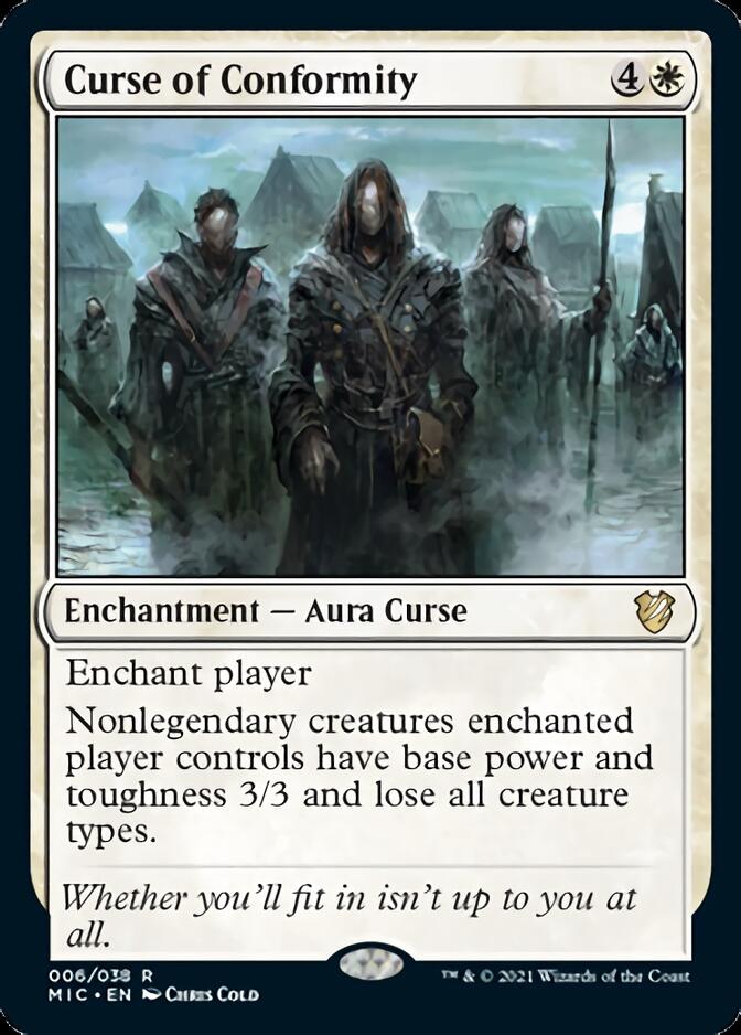 Curse of Conformity [Innistrad: Midnight Hunt Commander] | PLUS EV GAMES 