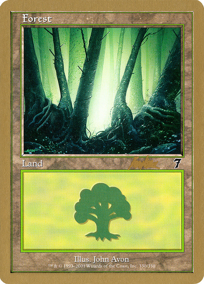 Forest (bk330) (Brian Kibler) [World Championship Decks 2002] | PLUS EV GAMES 