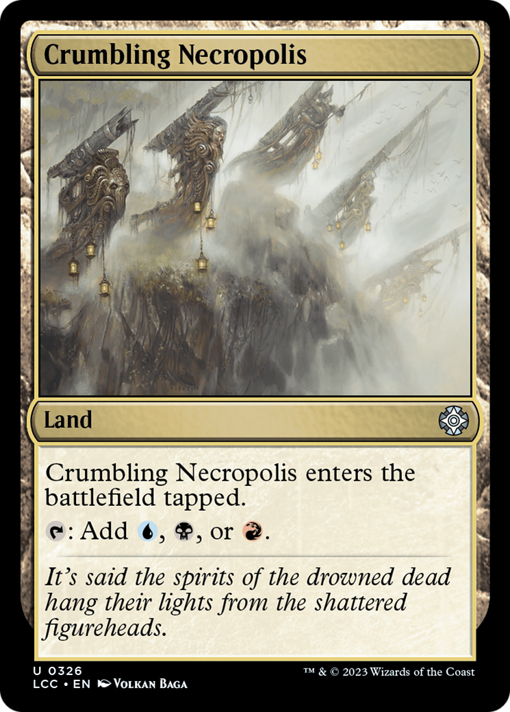 Crumbling Necropolis [The Lost Caverns of Ixalan Commander] | PLUS EV GAMES 