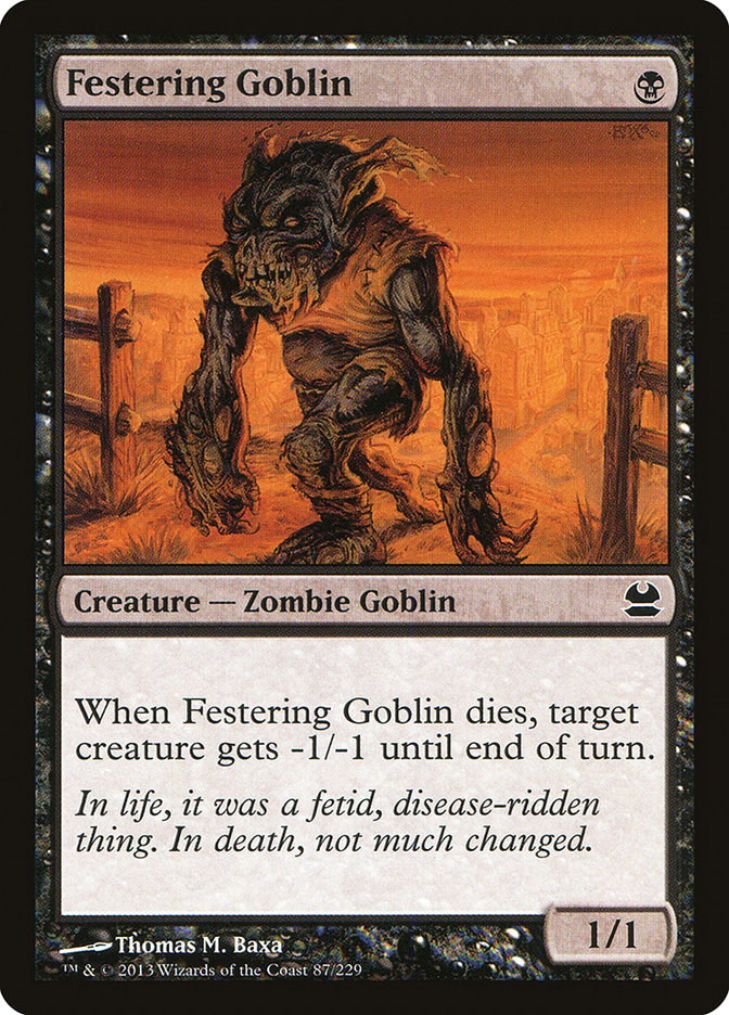 Festering Goblin [Modern Masters] | PLUS EV GAMES 