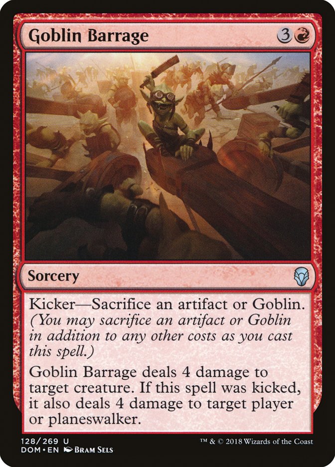 Goblin Barrage [Dominaria] | PLUS EV GAMES 