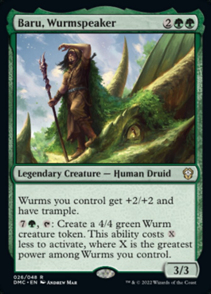 Baru, Wurmspeaker [Dominaria United Commander] | PLUS EV GAMES 