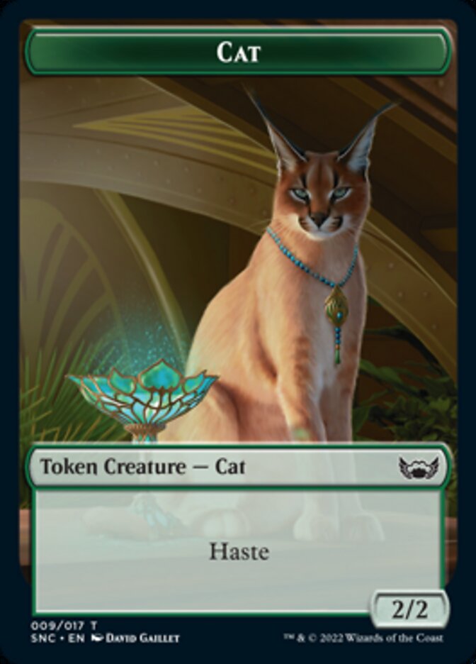 Cat // Rogue Double-sided Token [Streets of New Capenna Tokens] | PLUS EV GAMES 