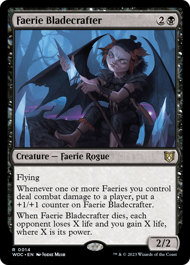 Faerie Bladecrafter [Wilds of Eldraine Commander] | PLUS EV GAMES 