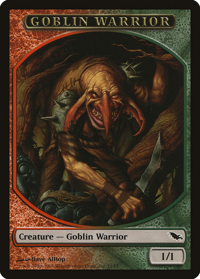 Goblin Warrior [Shadowmoor Tokens] | PLUS EV GAMES 