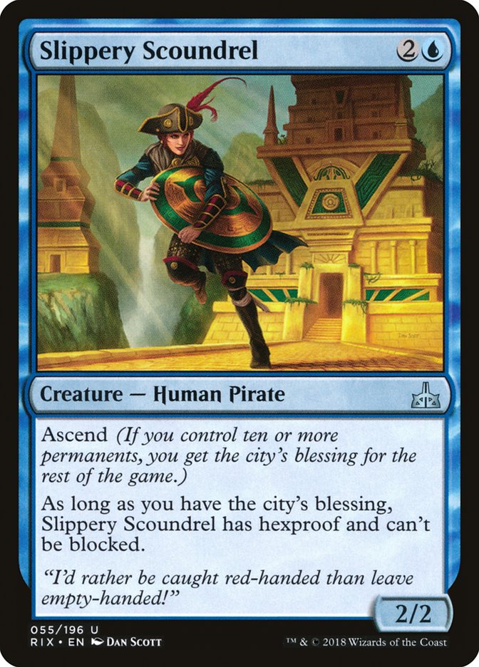 Slippery Scoundrel [Rivals of Ixalan] | PLUS EV GAMES 