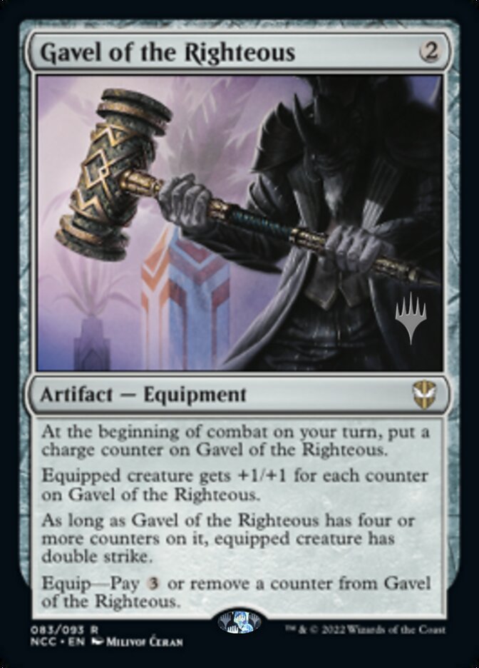 Gavel of the Righteous (Promo Pack) [Streets of New Capenna Commander Promos] | PLUS EV GAMES 