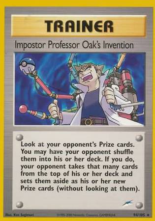 Impostor Professor Oak's Invention (94/105) [Neo Destiny Unlimited] | PLUS EV GAMES 