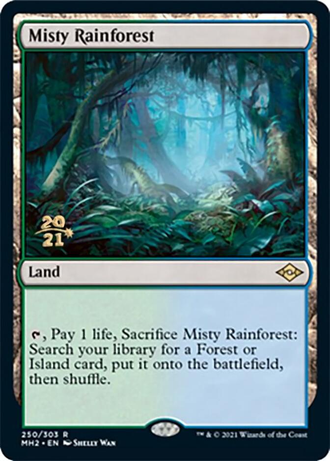 Misty Rainforest [Modern Horizons 2 Prerelease Promos] | PLUS EV GAMES 