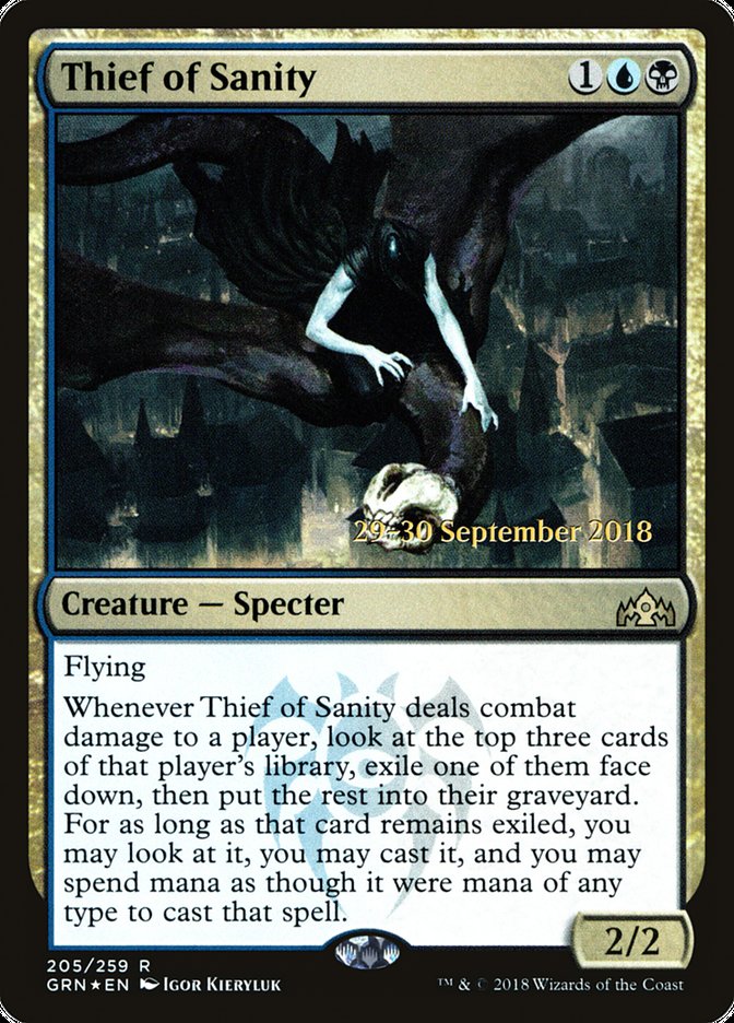 Thief of Sanity  [Guilds of Ravnica Prerelease Promos] | PLUS EV GAMES 