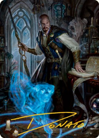 Mordenkainen Art Card (Gold-Stamped Signature) [Dungeons & Dragons: Adventures in the Forgotten Realms Art Series] | PLUS EV GAMES 