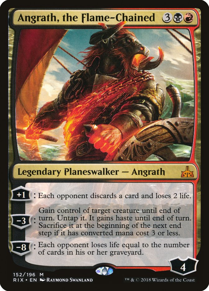 Angrath, the Flame-Chained [Rivals of Ixalan] | PLUS EV GAMES 