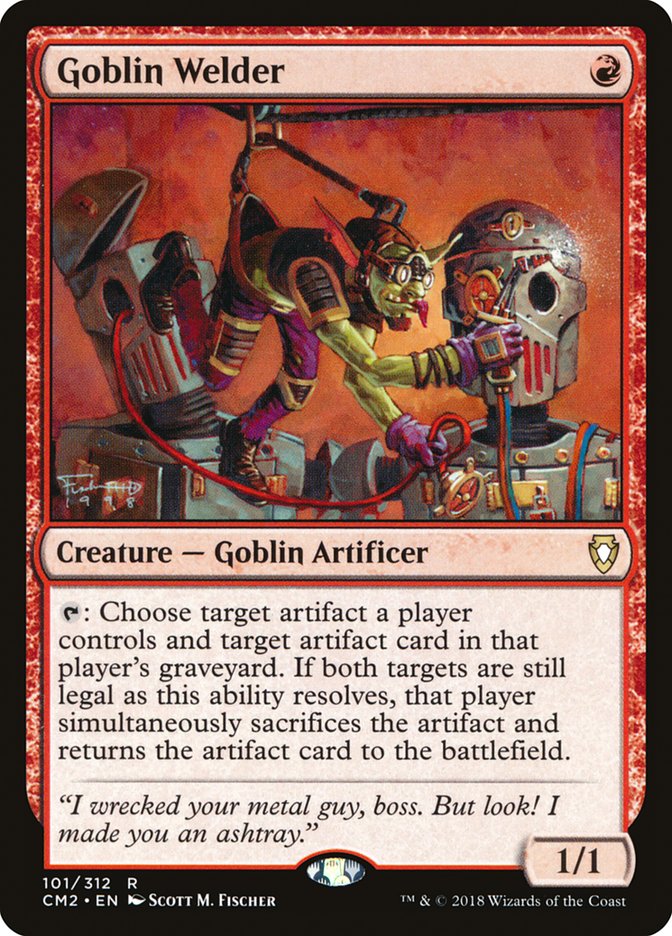 Goblin Welder [Commander Anthology Volume II] | PLUS EV GAMES 