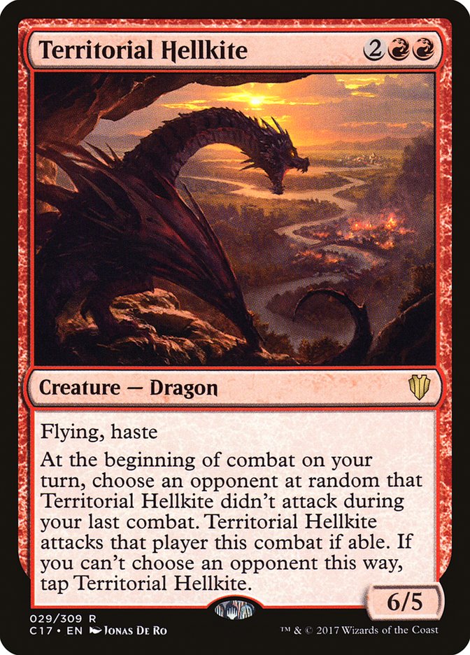 Territorial Hellkite [Commander 2017] | PLUS EV GAMES 