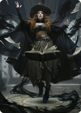 Tasha, the Witch Queen Art Card (41) [Commander Legends: Battle for Baldur's Gate Art Series] | PLUS EV GAMES 