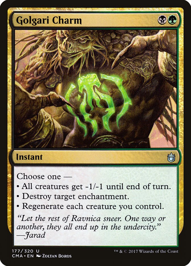 Golgari Charm [Commander Anthology] | PLUS EV GAMES 