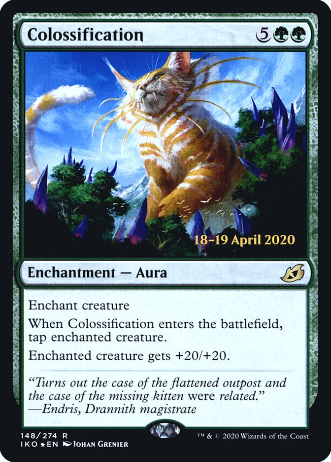 Colossification  [Ikoria: Lair of Behemoths Prerelease Promos] | PLUS EV GAMES 