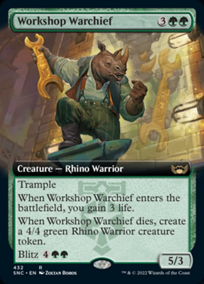 Workshop Warchief (Extended Art) [Streets of New Capenna] | PLUS EV GAMES 