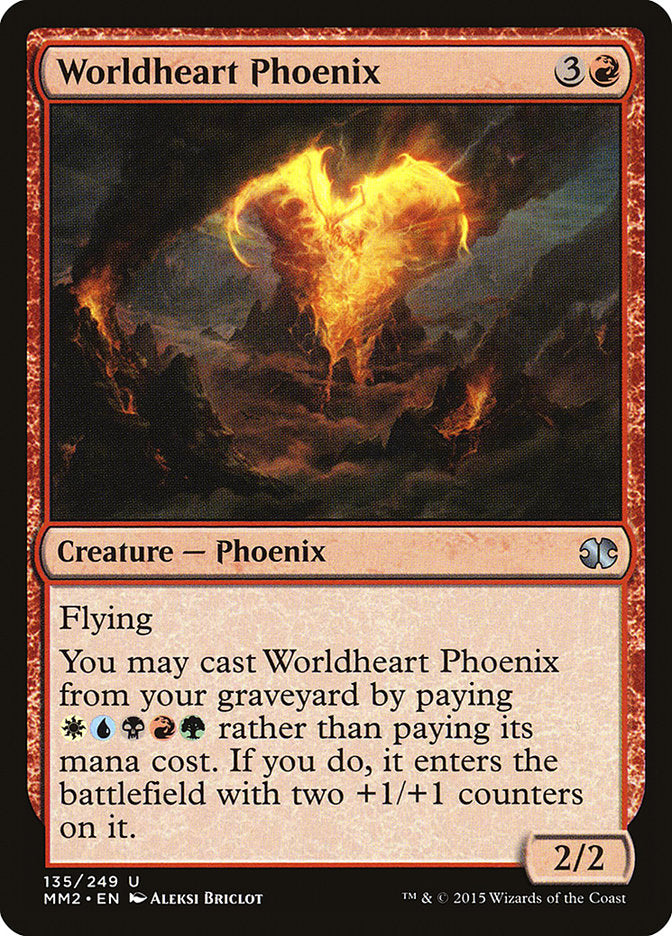 Worldheart Phoenix [Modern Masters 2015] | PLUS EV GAMES 