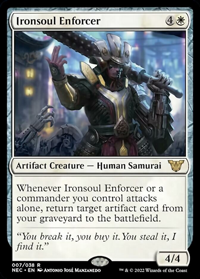 Ironsoul Enforcer [Kamigawa: Neon Dynasty Commander] | PLUS EV GAMES 