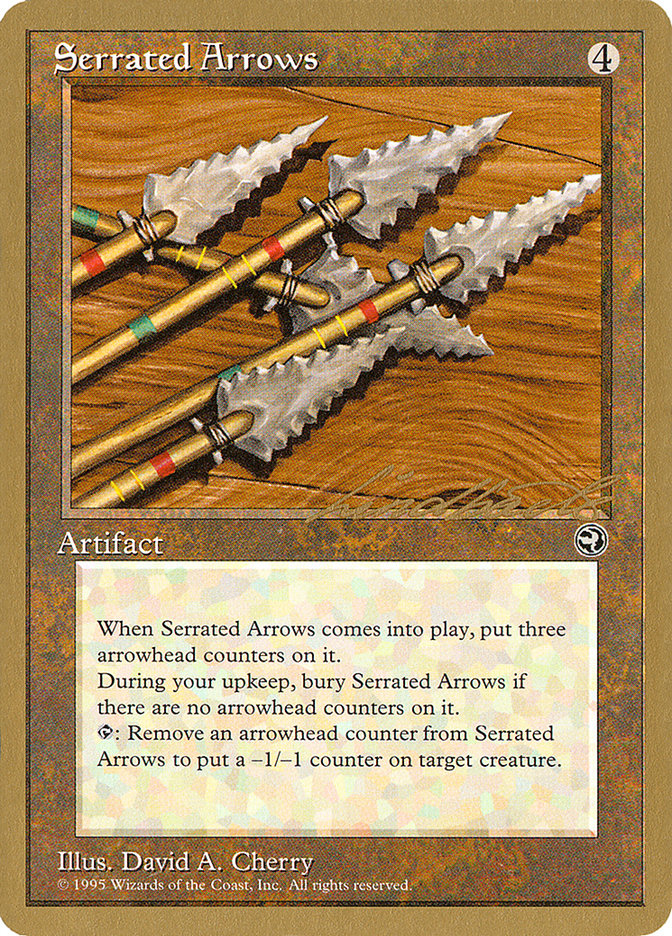 Serrated Arrows (Leon Lindback) [Pro Tour Collector Set] | PLUS EV GAMES 