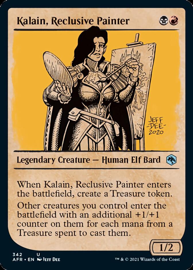 Kalain, Reclusive Painter (Showcase) [Dungeons & Dragons: Adventures in the Forgotten Realms] | PLUS EV GAMES 