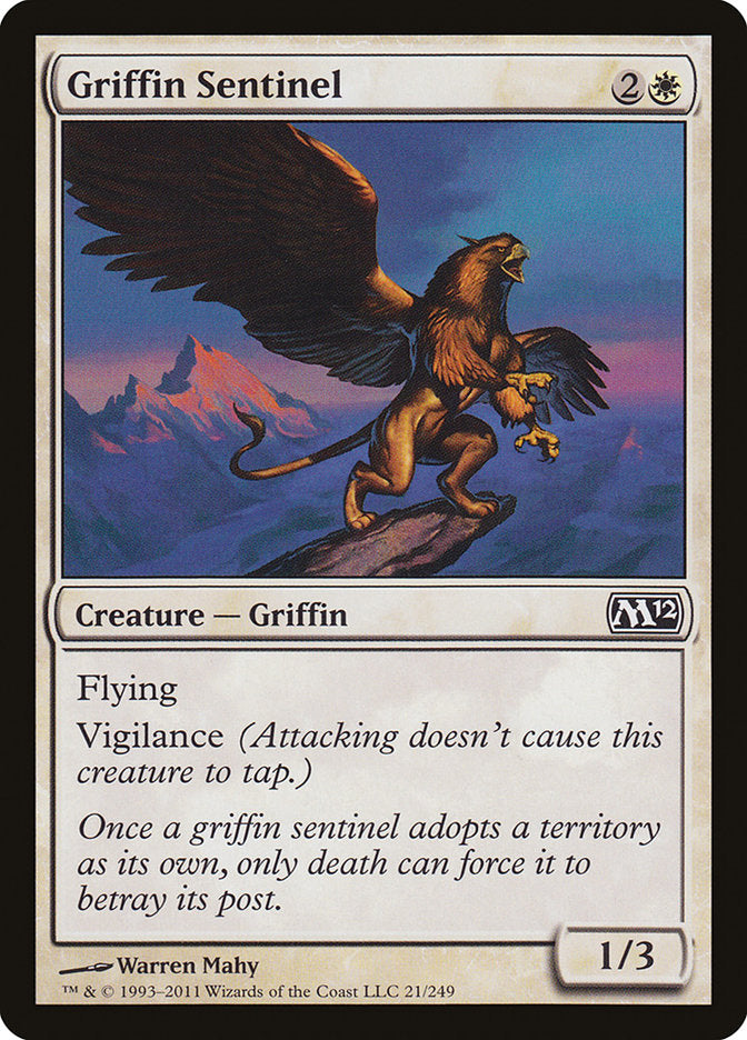 Griffin Sentinel [Magic 2012] | PLUS EV GAMES 