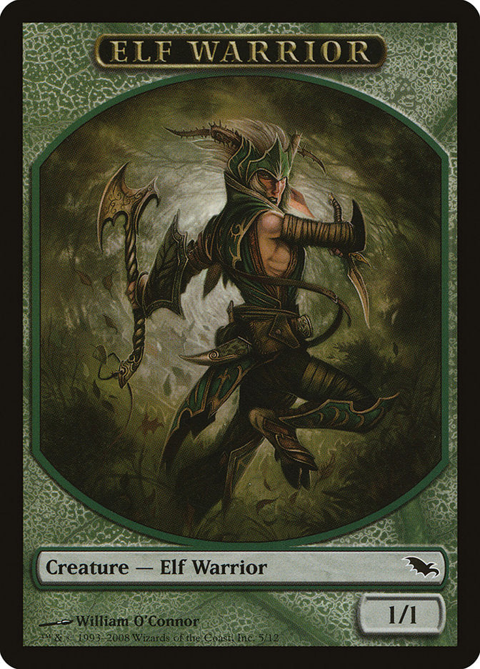 Elf Warrior (5/12) [Shadowmoor Tokens] | PLUS EV GAMES 