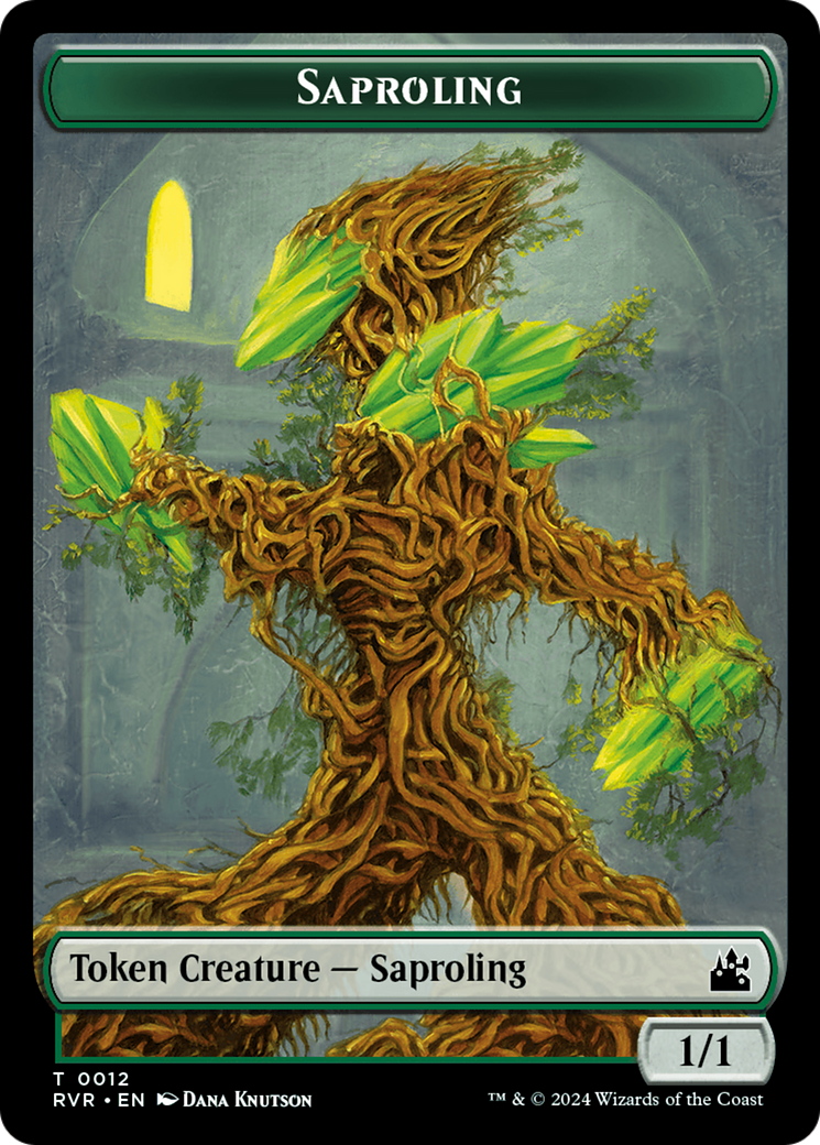 Saproling Token [Ravnica Remastered Tokens] | PLUS EV GAMES 