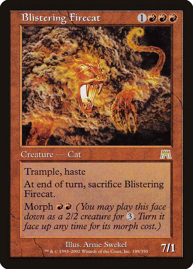 Blistering Firecat [Onslaught] | PLUS EV GAMES 