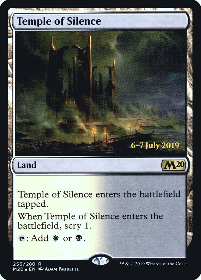 Temple of Silence  [Core Set 2020 Prerelease Promos] | PLUS EV GAMES 