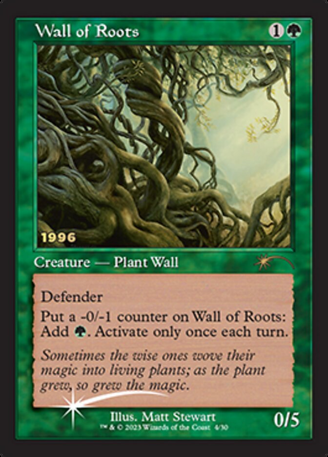 Wall of Roots [30th Anniversary Promos] | PLUS EV GAMES 