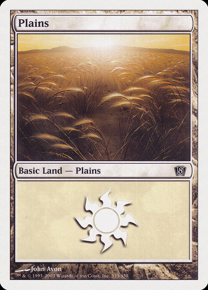 Plains (333) [Eighth Edition] | PLUS EV GAMES 