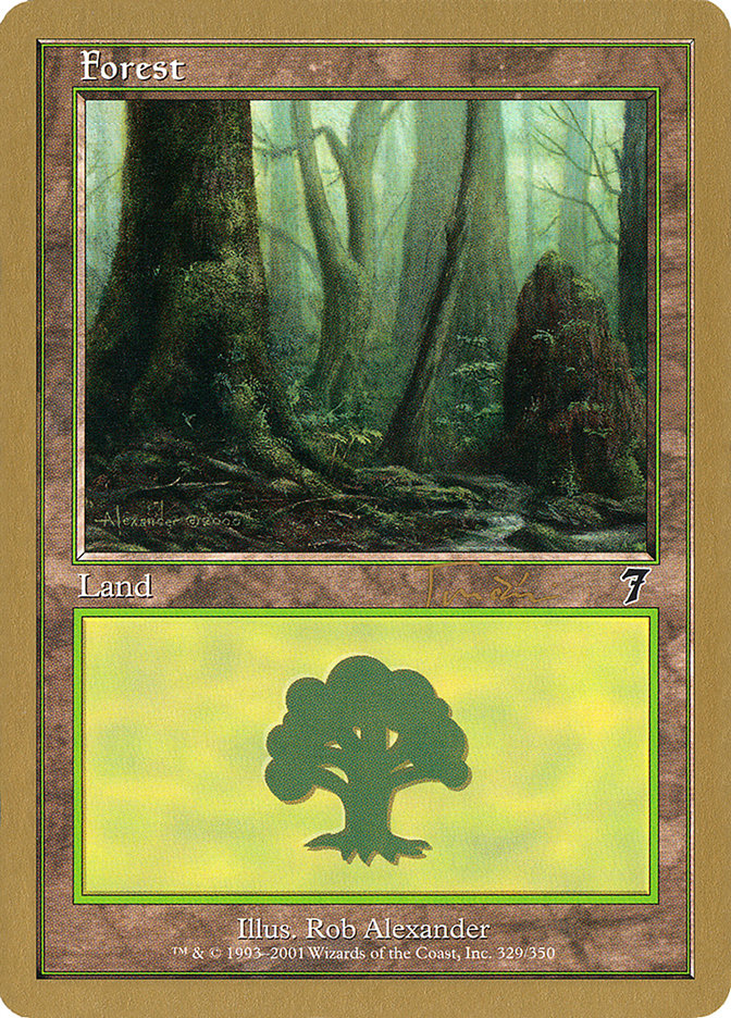 Forest (jt329) (Jan Tomcani) [World Championship Decks 2001] | PLUS EV GAMES 