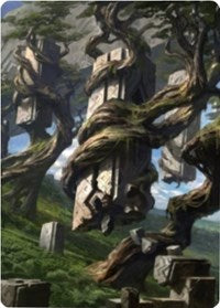 Forest 2 Art Card [Zendikar Rising Art Series] | PLUS EV GAMES 