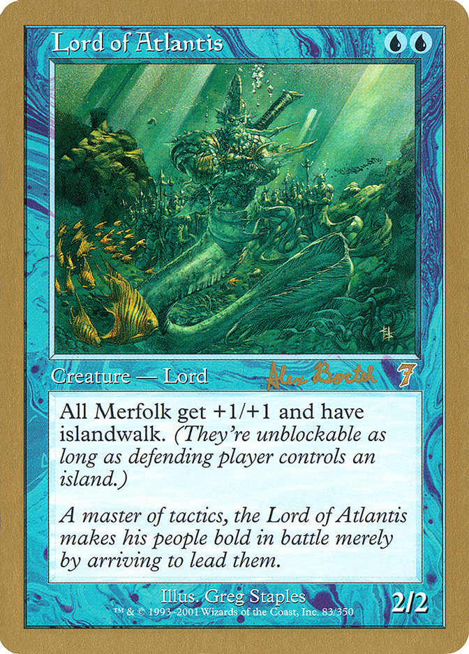 Lord of Atlantis (Alex Borteh) [World Championship Decks 2001] | PLUS EV GAMES 