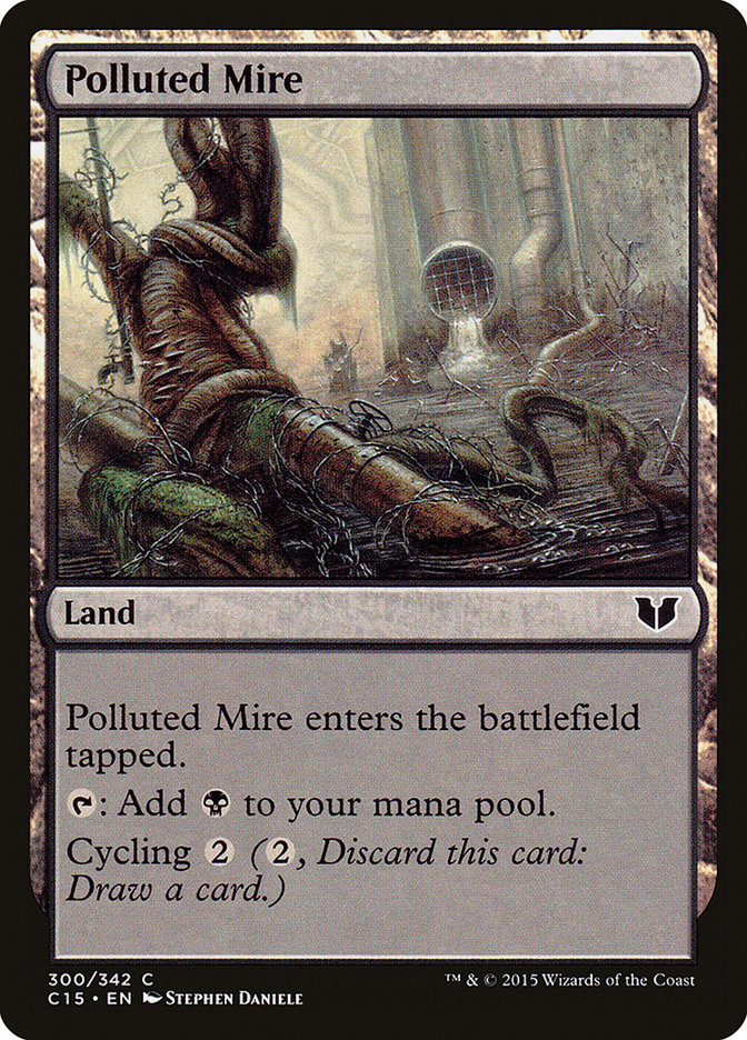 Polluted Mire [Commander 2015] | PLUS EV GAMES 