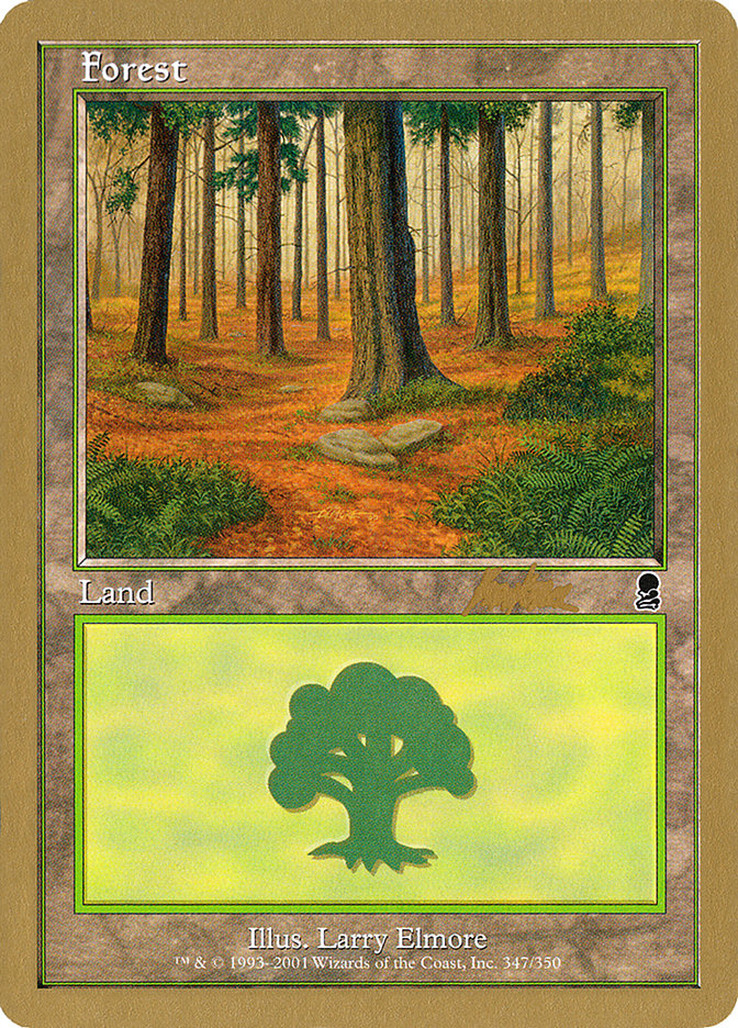 Forest (bk347) (Brian Kibler) [World Championship Decks 2002] | PLUS EV GAMES 