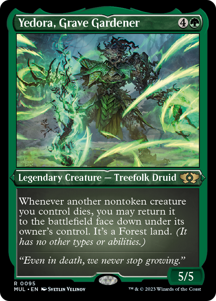 Yedora, Grave Gardener (Foil Etched) [Multiverse Legends] | PLUS EV GAMES 