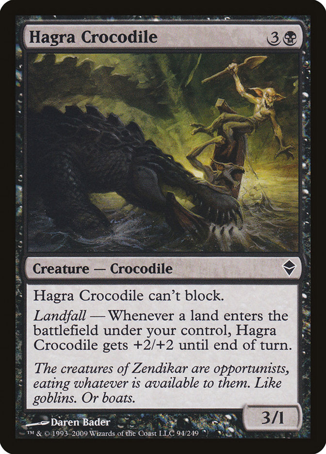 Hagra Crocodile [Zendikar] | PLUS EV GAMES 