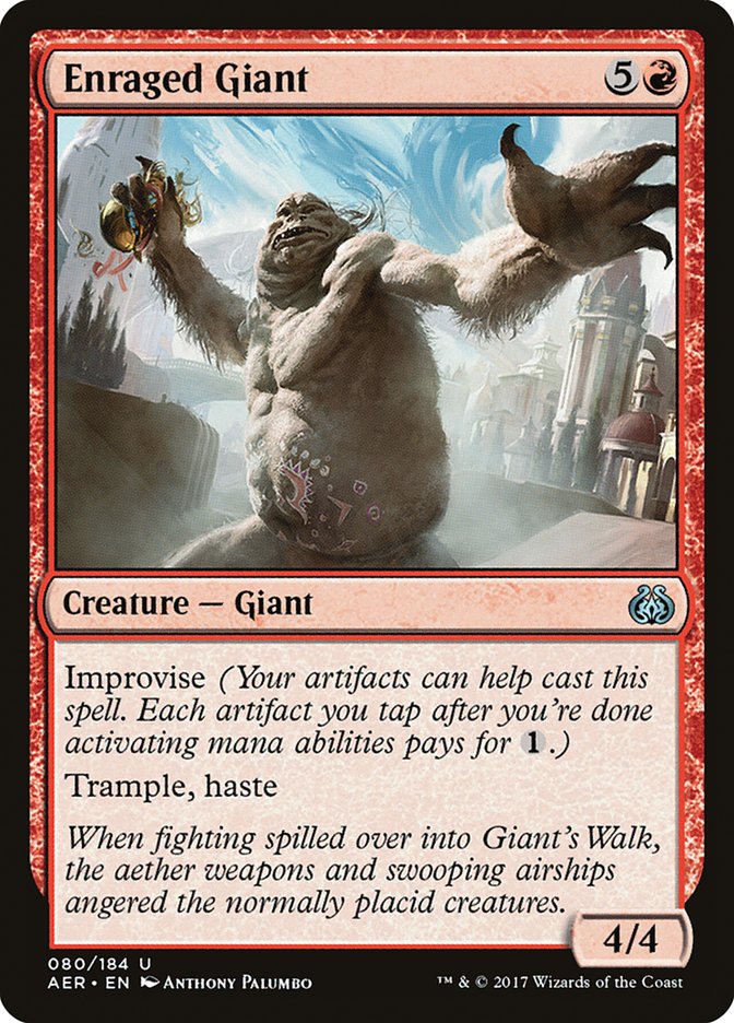 Enraged Giant [Aether Revolt] | PLUS EV GAMES 