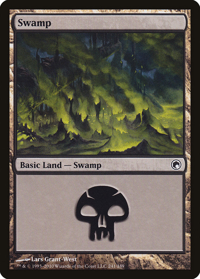 Swamp (241) [Scars of Mirrodin] | PLUS EV GAMES 