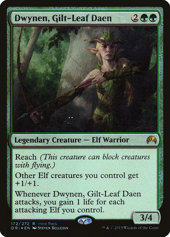 Dwynen, Gilt-Leaf Daen [Magic Origins Promos] | PLUS EV GAMES 