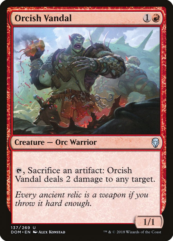 Orcish Vandal [Dominaria] | PLUS EV GAMES 