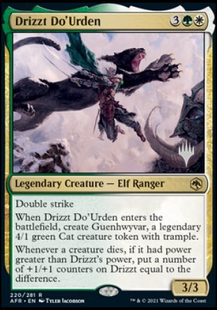 Drizzt Do'Urden (Promo Pack) [Dungeons & Dragons: Adventures in the Forgotten Realms Promos] | PLUS EV GAMES 