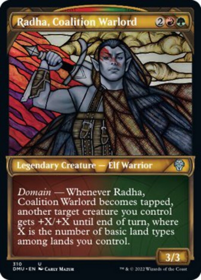 Radha, Coalition Warlord (Showcase) [Dominaria United] | PLUS EV GAMES 