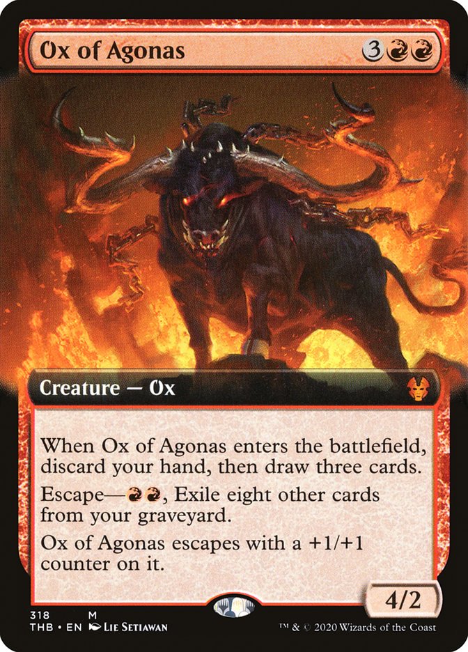 Ox of Agonas (Extended) [Theros Beyond Death] | PLUS EV GAMES 