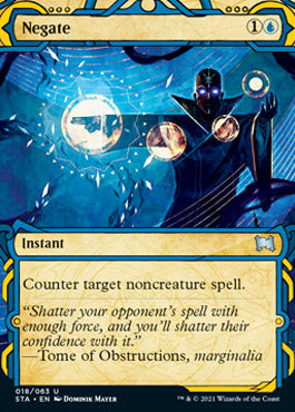 Negate (Etched Foil) [Strixhaven Mystical Archive] | PLUS EV GAMES 