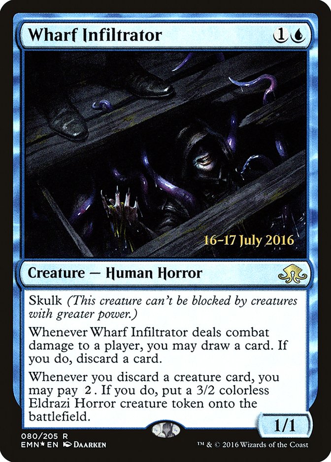 Wharf Infiltrator  [Eldritch Moon Prerelease Promos] | PLUS EV GAMES 